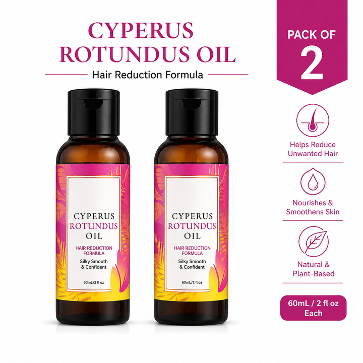 Vedamantra Rotundus After-Wax Oil — Slows Regrowth, Soothes & Moisturizes (Pack of 2)