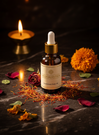 Vedamantra Kumkumadi Body Oil — Branded Product Photo