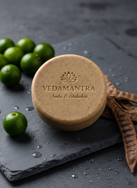 Vedamantra Amla & Shikakai Shampoo Bar — Branded Product Photo