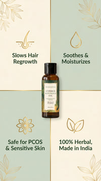 Vedamantra Rotundus After-Wax Oil — Slows Regrowth, Soothes & Moisturizes (Pack of 2)
